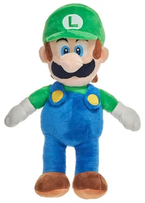 Image de Peluche Mario Bros Luigi 38cm