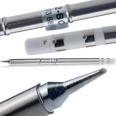 Obrázek produktu pro Rosfix T12-BC1 – Pájecí Hrot s Topným Tělesem | Rychlý Ohřev <10 s Až 300 °C, Kompatibilní Se Stanicemi T12 | Přesné Pájení