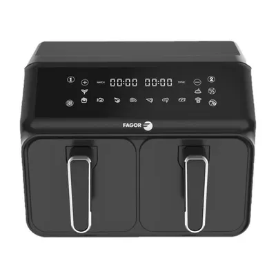 Obrázek produktu pro FAGOR Fritéza bez oleje Airfryer FG2X4L Objem 8 l Dvě nádoby po 4 l - 8 programů vaření 2200 W