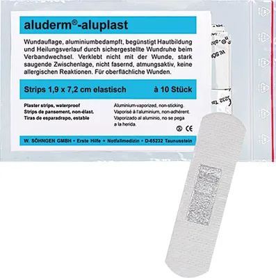 Immagine prodotto di striscia di pavimentazione aluderm aluplast 1009166 19x72cm el. 10 pezzi/confezione.