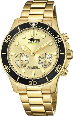 Produktbild von Lotus Herren Uhr Classic Sport Elegant Edelstahl Armbanduhr gold UL18802/1