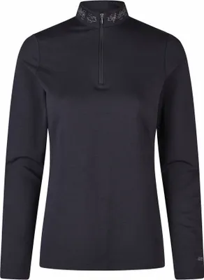 Image de Pikeur Chemise Strass Femme Manches Longues bleu nuit Sports HW 2024, Taille:38