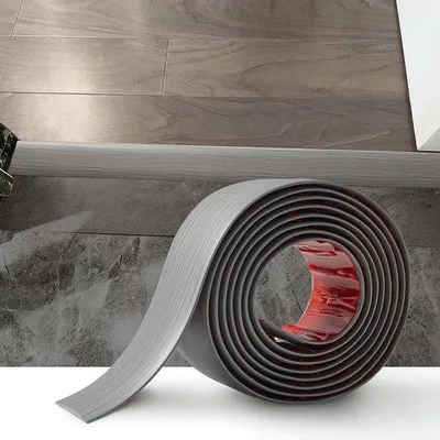Produktbild von PVC Übergangsprofil 5 cm breit - Eichenlook Grau