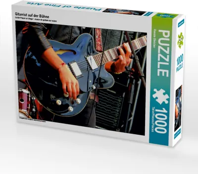 Produktbild von Calvendo Gitarrist auf der Bühne 1000 Teile Puzzle quer 640x480mm, Bleicher Renate; 7286875