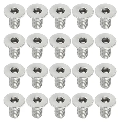 Productafbeelding van Set van 50 M4x8mm Flenskop Inbusbouten van Roestvrij Staal