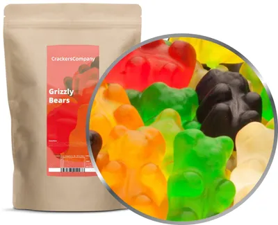 Produktbild von CrackersCompany Grizzly-Bären (Grizzly Bears), ZIP-Beutel 700 g