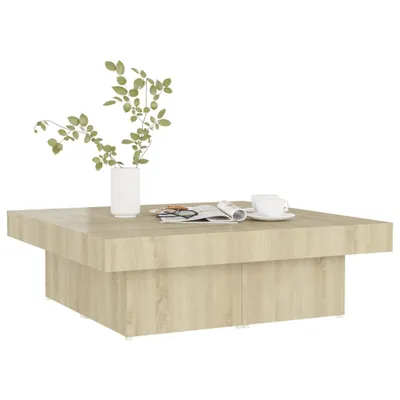 Produktbild von "2026 Aktion"Couchtisch - CLORIS - Wohnzimmertisch - Robust und langlebig - Sonoma-Eiche 90x90x28 cm Holzwerkstoff - DEMöbel2059371