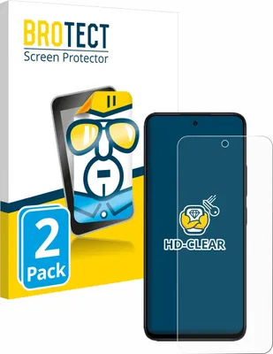 A product packaging for screen protectors, showing a cartoon character and a smartphone with a screen protector.
