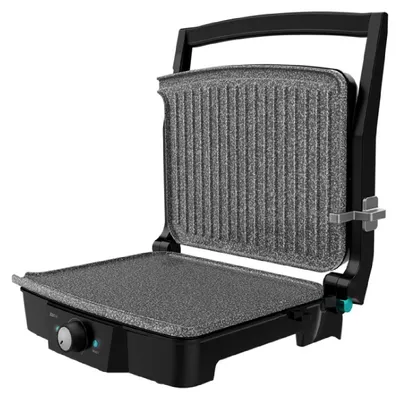 Image de Cecotec Gril électrique Rock'nGrill 2000 Stone Ceramic Mix&Grill