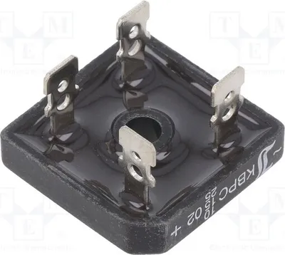 Produktbild von 1x Einphasen Brückengleichrichter If: 10/15/25A Urmax: 200V THT KBPC10/15/2502FP
