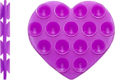 Produktbild von Stick On Me Heart (Double-sided) - Purple