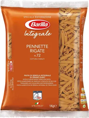 Produktbild von Barilla Pennette Vollkorn Rigate (N°72) 1Kg