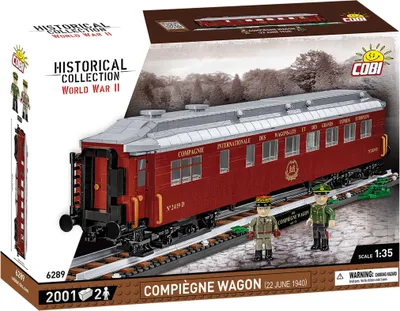 Zdjęcie produktu dla COBI Compiègne Wagon (22 June 1940), Klocki do budowania, 10 lat(a), 2001 szt.