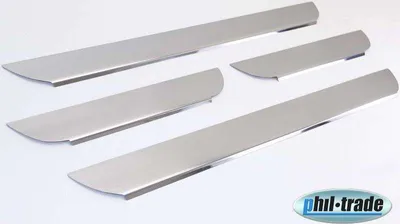 Obrázok produktu pre Nerezové prahové lišty V2A matné pre KIA ceed od roku 2012 4-dielna sada