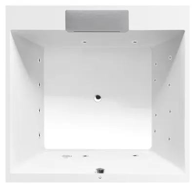 Produktbild von Polysan CAME FALLS Whirlpool-Badewanne, 175x175x50cm, Active Hydro, Chrom