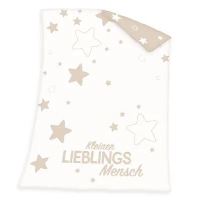 Obrázok produktu pre Malá obľúbená osoba Pletená deka / detská deka, certifikovaná GOTS, 75x100 cm