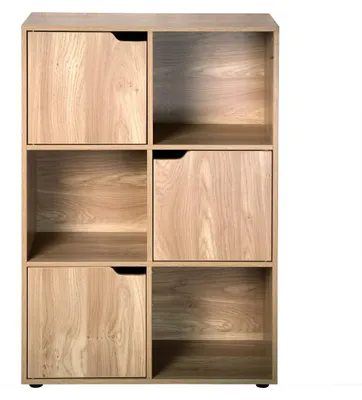 Image de CALICOSY - Meuble à 6 cases avec trois portes - Modu