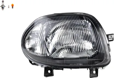 Produktbild von Scheinwerfer passend für Renault Clio BB BC CB 98-01 Rechts Leuchtmittel 7701045169 260104030R 7701045994 Johns