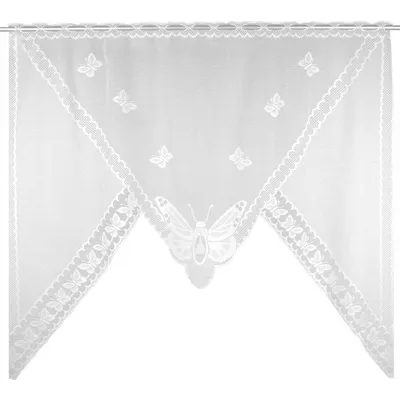 Produktbild von Gardine M-Bogen, Größe: 150x120cm, Design: Schmetterlinge
