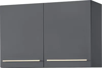 Obrázek produktu pro Závěsná skříňka >Benedicto< v antracitové barvě / dub Sonoma – 100 x 65 x 33 (š x v x h)