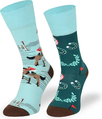 Produktbild von SKIETY Bunte Lustige Socken für Erwachsene Baumwolle, Jumping - 35-38