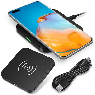 Produktbild von QI Wireless Schnell Ladegerät für Huawei P40 Pro Kabellos Induktive Ladestation