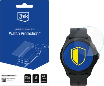 Produktbild von 3mk Display Hybridglas Watch Protection für Mobvoi Ticwatch 5 Pro - 3mk Watch Protection FlexibleGlass 0,2mm (3 Stück)
