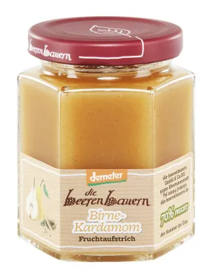 Obrázek produktu pro Ovocná pomazánka - hruškovo-kardamomová 200g