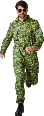 Produktbild von dressforfun® Herrenkostüm Air Force Pilot Camouflage