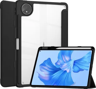 Image de Housse pour Huawei MatePad Pro 11 2022 Smart Cover Étui avec fonction support et fonction veille/réveil automatique Noir