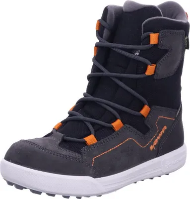 Image de Lowa Jungen Winterstiefel RAIK 2 GTX HI JR 37103-32, 37103-33, 37103-34, 37103-35, 37103-36, 37103-37, 37103-38, 37103-39, 37122-31, 37122-32, 37122-33, 37122-34, 37122-35, 37122-36, 37122-37, 37122-38, 37122-39, 37122-40 LOW-641117 noir/orange 38
