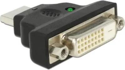 Produktbild von DeLOCK Adapter HDMI / DVI HDMI M DVI 25-polig FM Schwarz