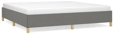 Obrázek produktu pro vidaXL Rám postele bez matrace tmavě šedý 200x200 cm látka