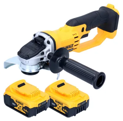 Zdjęcie produktu dla Akumulatorowa szlifierka kątowa DeWalt DCG 412 N 18 V 125 mm + 2x akumulator 5,0 Ah - bez ładowarki