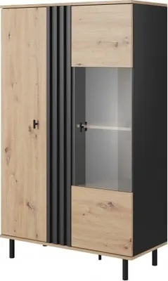 Produktbild von MADDIE Unterschrank Eiche artisan anthrazit +LED