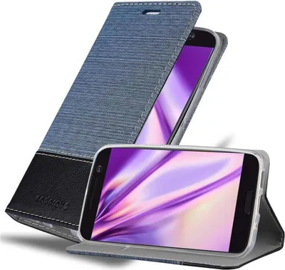 Produktbild von Cadorabo Hülle für HTC ONE M10 Schutzhülle in Blau Handy Hülle Etui Book Case Cover