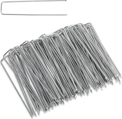 Zdjęcie produktu dla Kołki namiotowe 15x2,5cm kotwa gruntowa 500 sztuk kotwa gruntowa gwóźdź namiotowy gwóźdź gruntowy włóknina chwastów ocynkowany ogniowo