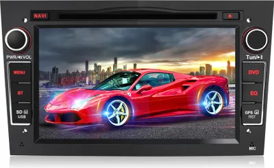 Produktbild von 7 Zoll 2Din Autoradio für Mervia Sigum Corsa D Corsa C Astra H Antara schwarz