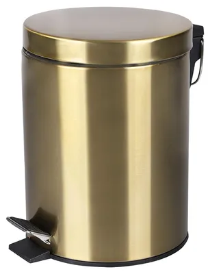 Produktbild von Differnz Treteimer mit Absenkautomatik 5L matt gold