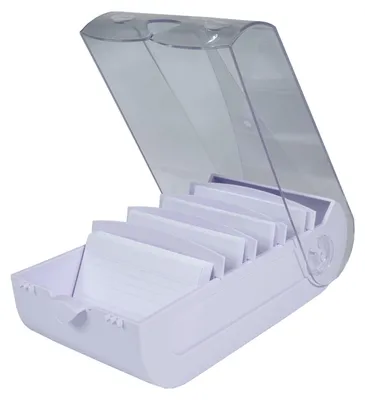 Learning Box BUNNYBOX A7, 8 Stück, Lila/Kristall, Karton