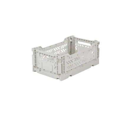 Produktbild von Aykasa Faltbox Klappbox LIGHT GREY hellgrau mini