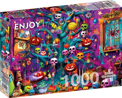 Image de Puzzle 1000 pièces Enjoy – Manoir des Cauchemars