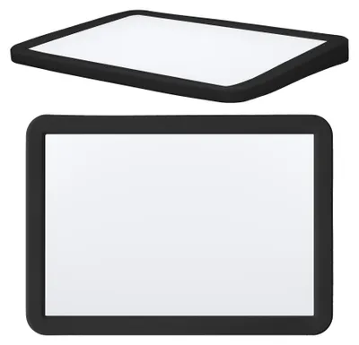 Produktbild von kwmobile Hülle für Apple Magic Trackpad Hülle - Silikon Bumper - Silikonhülle - Schutzhülle Case in Schwarz