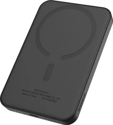 Obrázek produktu pro Baseus Magnetická powerbanka, MagSafe, USB-C, 5 000 mAh, 20 W, černá