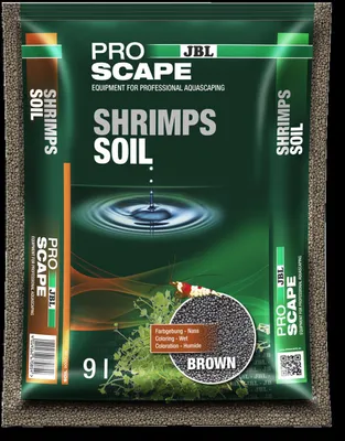 A bag of JBL ProScape ShrimpSoil BROWN.