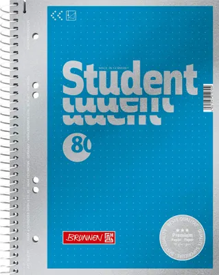 Obrázok produktu pre BRUNNEN Collegeblock Student Premium malý formát matrice DIN A5 bez okraja