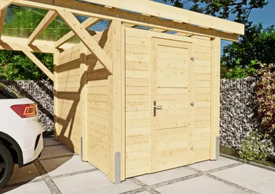Produktbild von Geräteraum Einzelcarport 312x197 cm