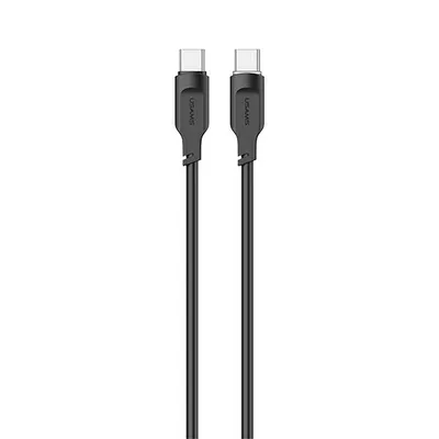 Produktbild von USAMS USB-C-auf-USB-C-Kabel, 1,2 m, 100 W, Schnellladung, Schwarz