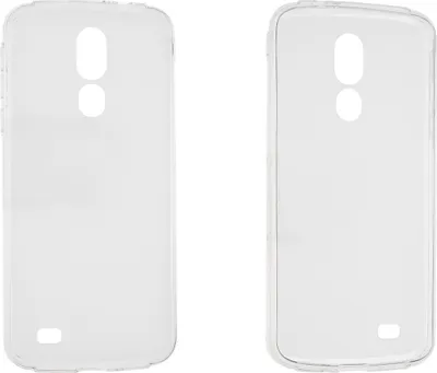 Imagen del producto de Funda protectora de TPU de la marca caseroxx, compatible con los modelos Beafon M7 Premium / M7 Lite Premium. Es una funda de silicona para teléfono móvil, de color blanco transparente