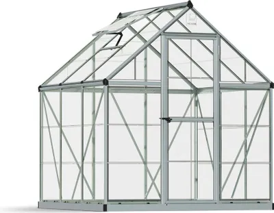 Produktbild von Palram - Canopia Aluminium Gewächshaus Harmony 66 Silber 185x185x208 cm